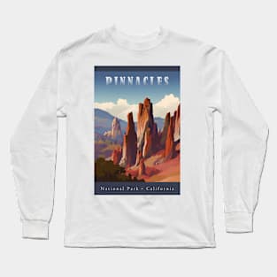 Pinnacles National Park Travel Poster Long Sleeve T-Shirt